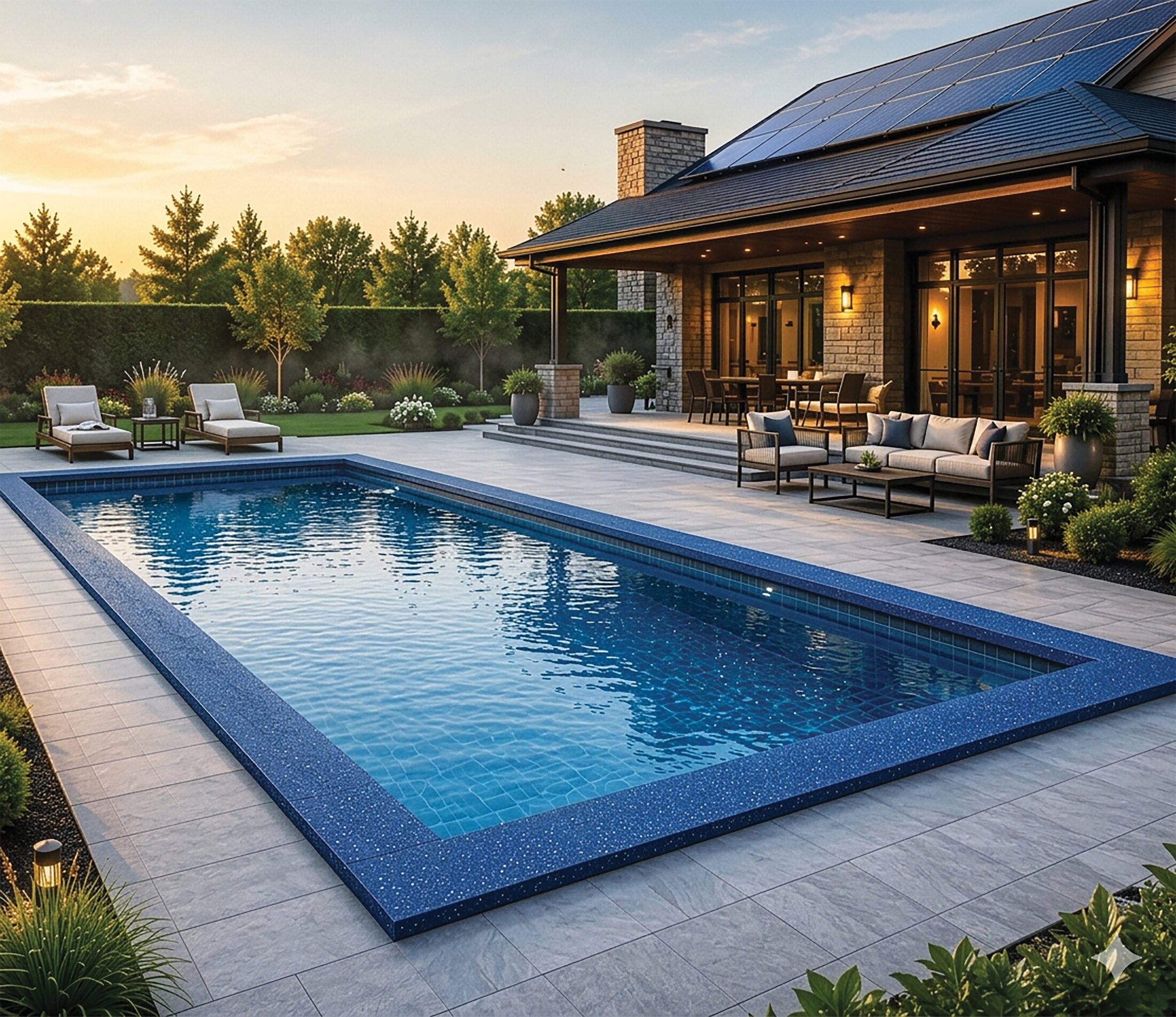 Modern EverBriss pool