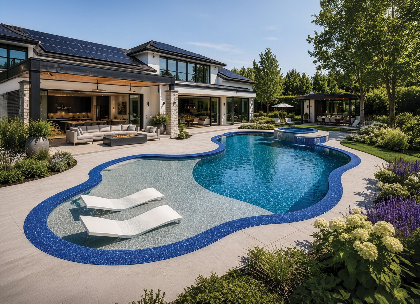 Custom EverBriss pool design